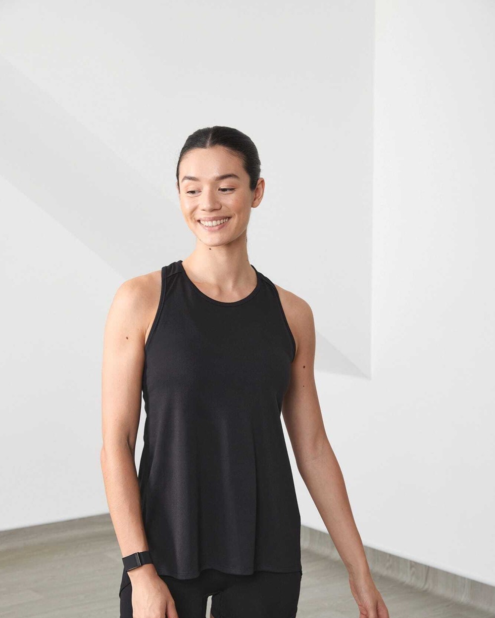 TOMBO Tanktop mit Rückenschlitz T-Shirts personalisierbar