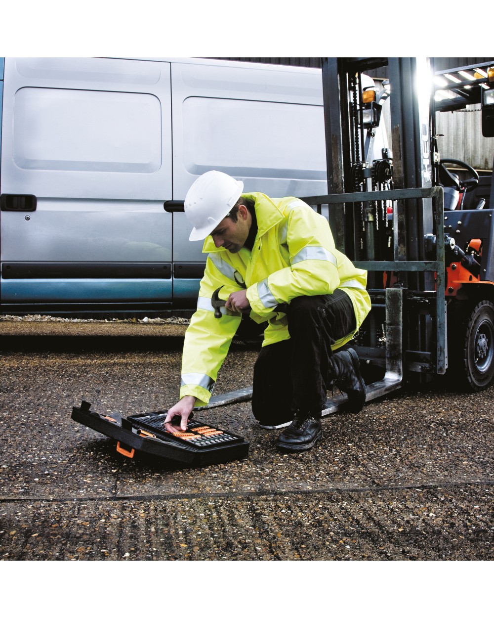 Jassen RESULT Hi-Vis Safety veiligheidsjas voor bedrukking &amp; borduring