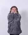 Sweat-shirts personnalisable RIBBON Le sweat à capuche Ribbon pour enfants de style sherpa, confortable, réversible et oversize