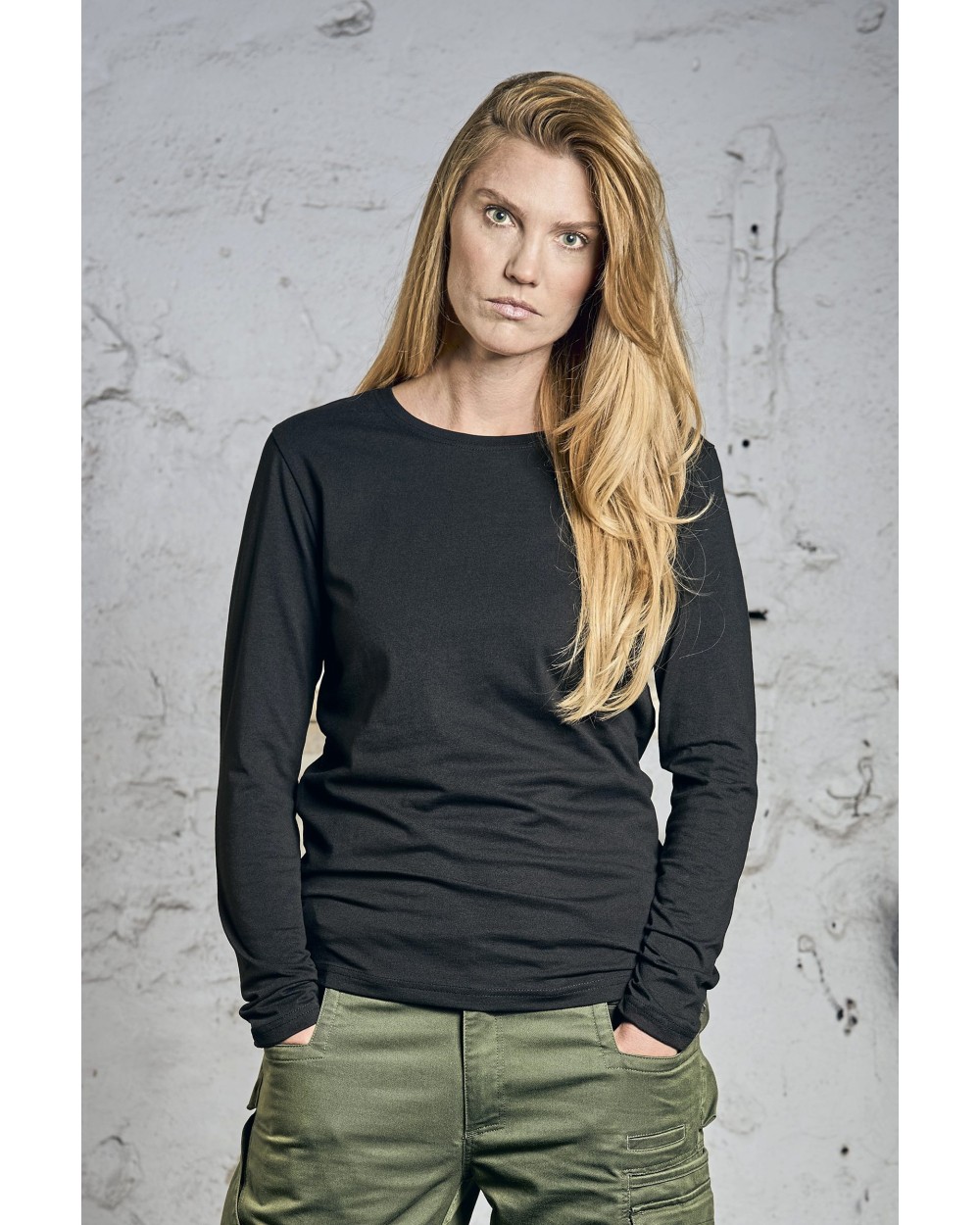 T-shirts PROMODORO Women´s T-Shirt Longsleeve voor bedrukking &amp; borduring
