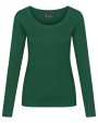 T-shirts PROMODORO Women´s T-Shirt Longsleeve voor bedrukking &amp; borduring