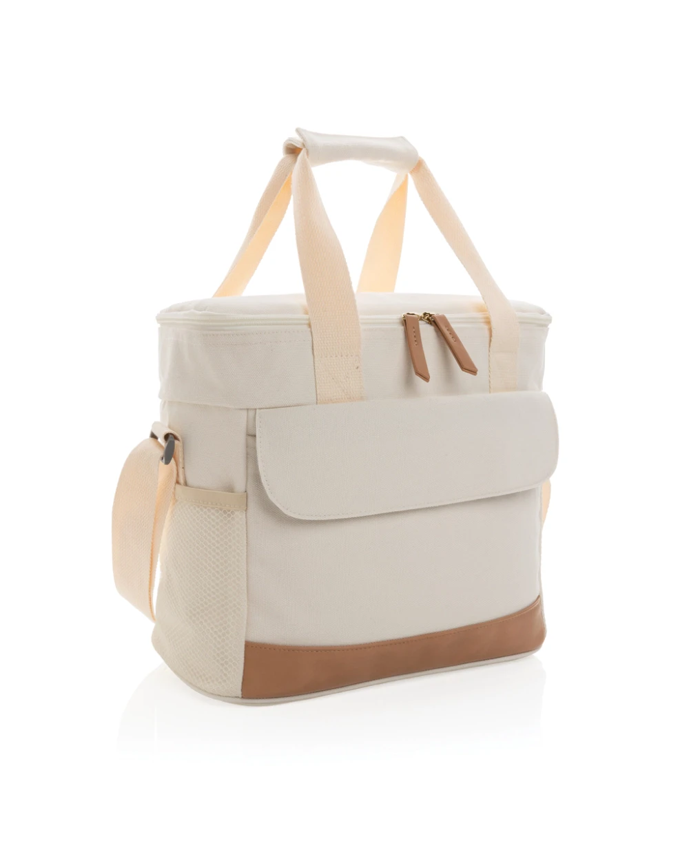 Tassen & Zakken 4DO Impact AWARE™ 16 oz. recycled canvas koeltas voor bedrukking &amp; borduring