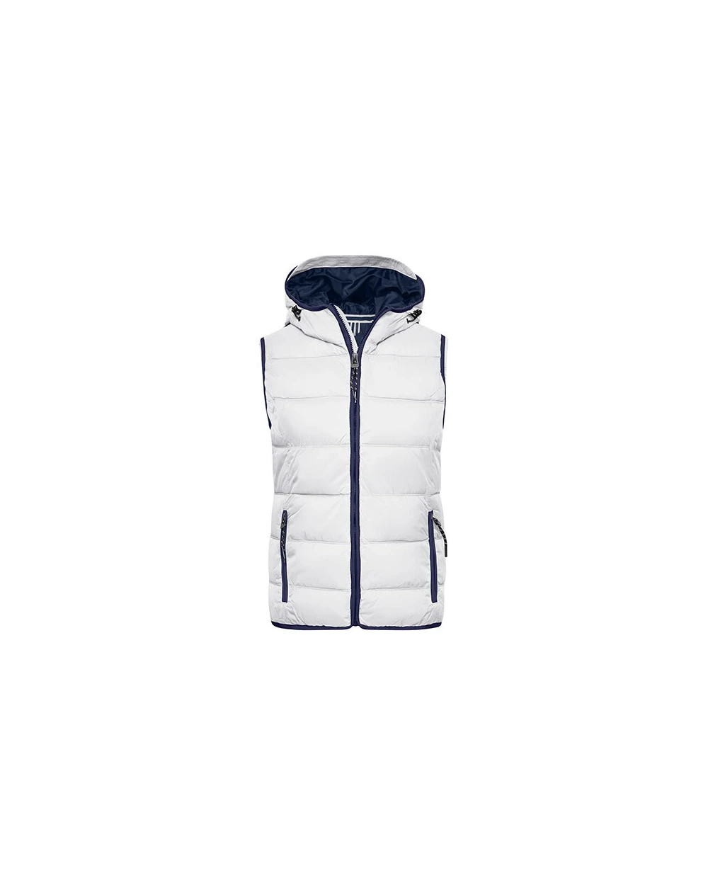 JAMES & NICHOLSON Ladies` Maritime Vest Jacken personalisierbar