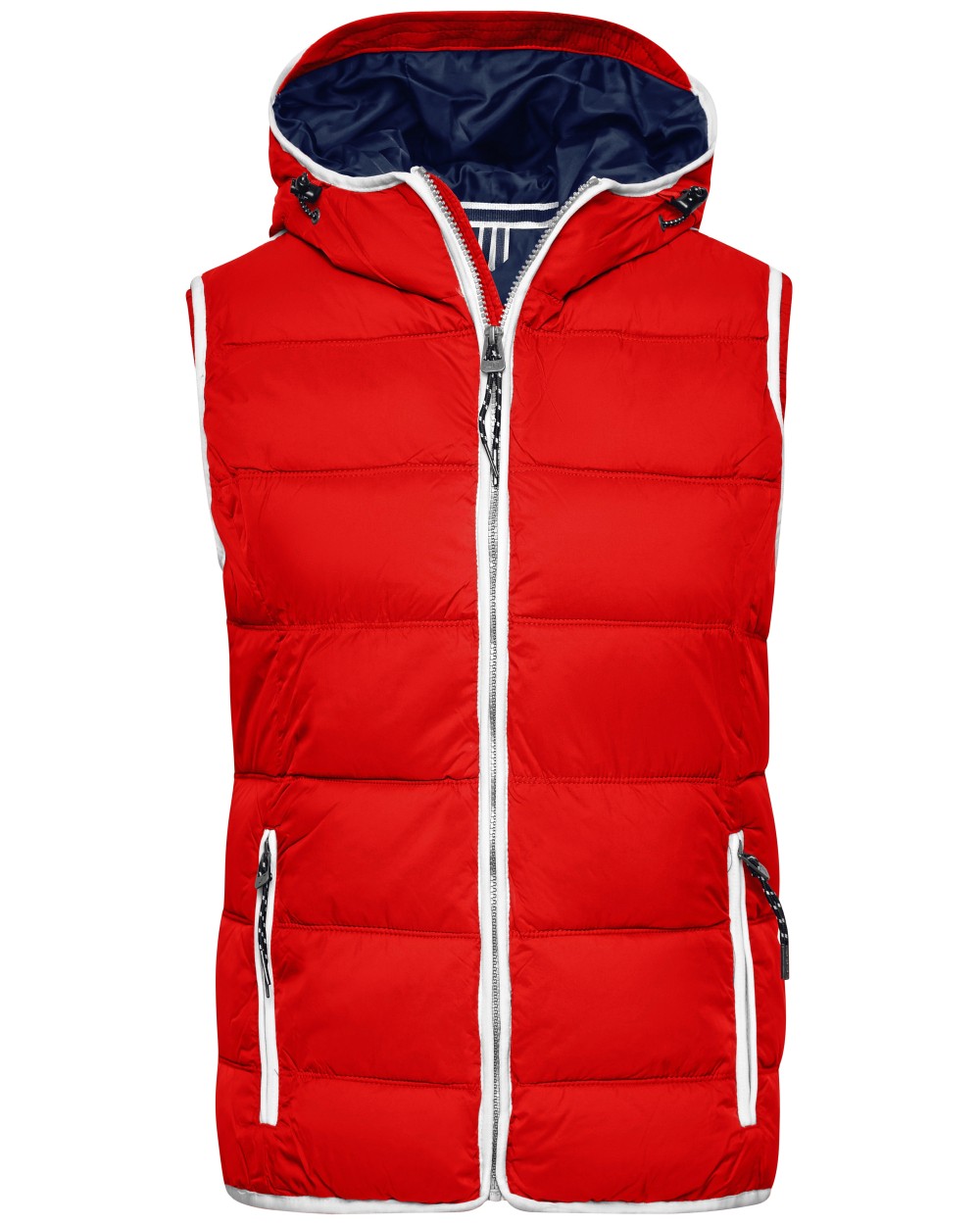 JAMES & NICHOLSON Ladies` Maritime Vest Jacken personalisierbar