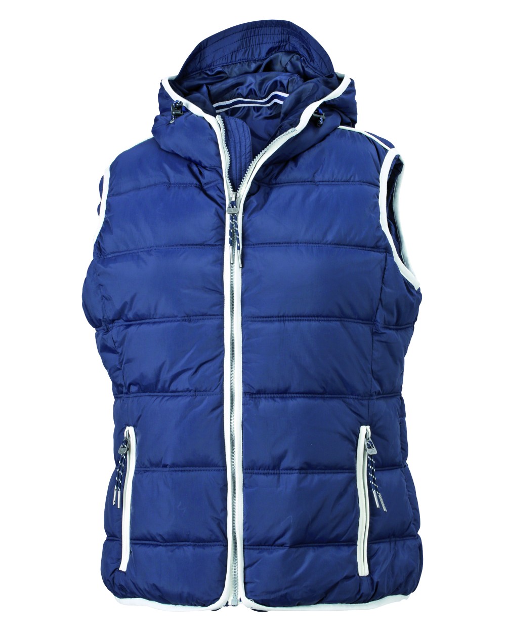 JAMES & NICHOLSON Ladies` Maritime Vest Jacken personalisierbar