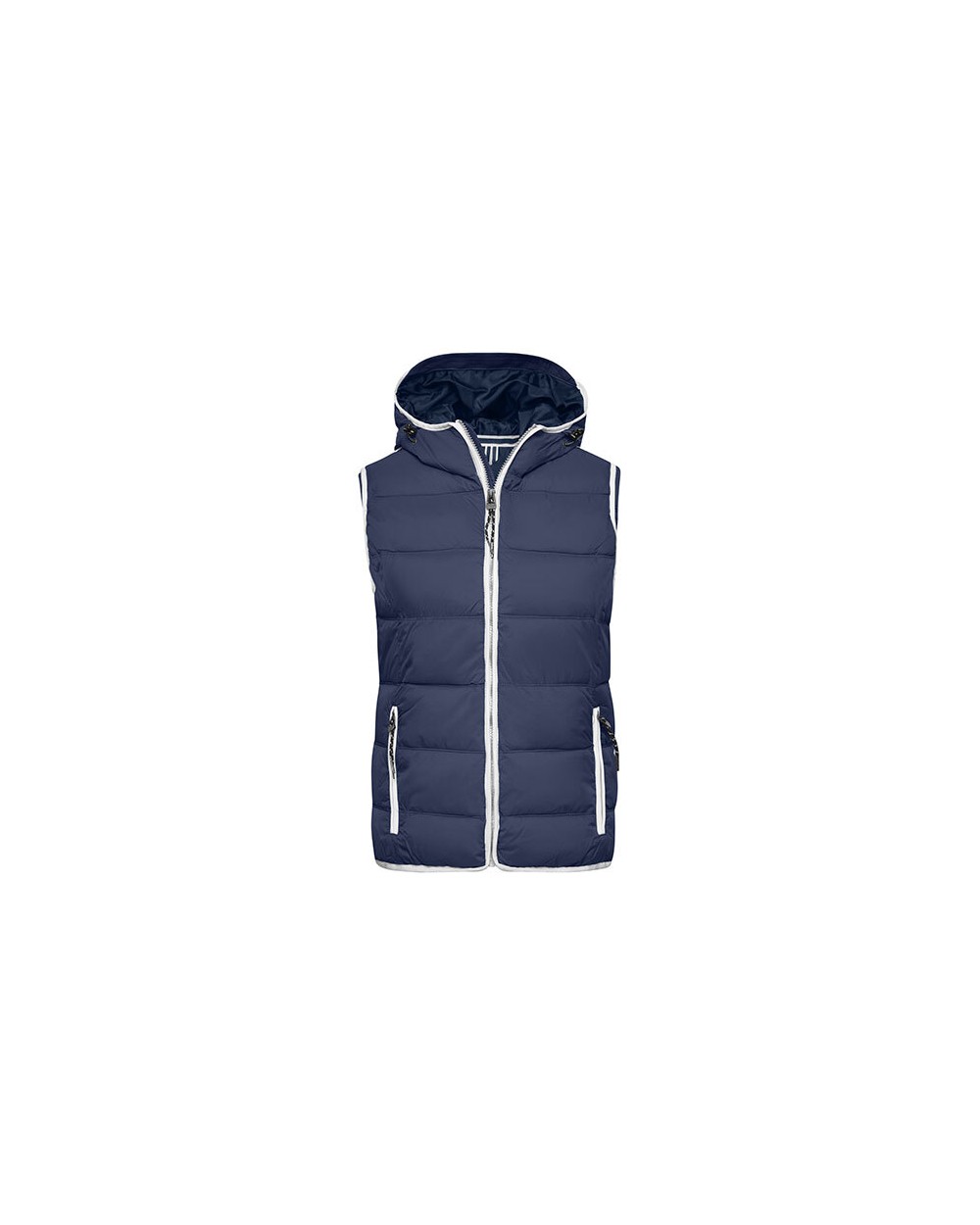 JAMES & NICHOLSON Ladies` Maritime Vest Jacken personalisierbar