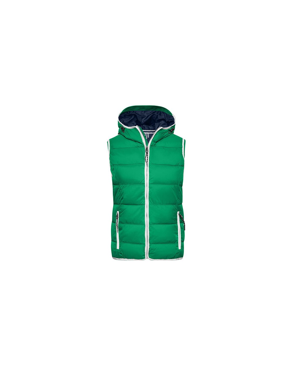 JAMES & NICHOLSON Ladies` Maritime Vest Jacken personalisierbar