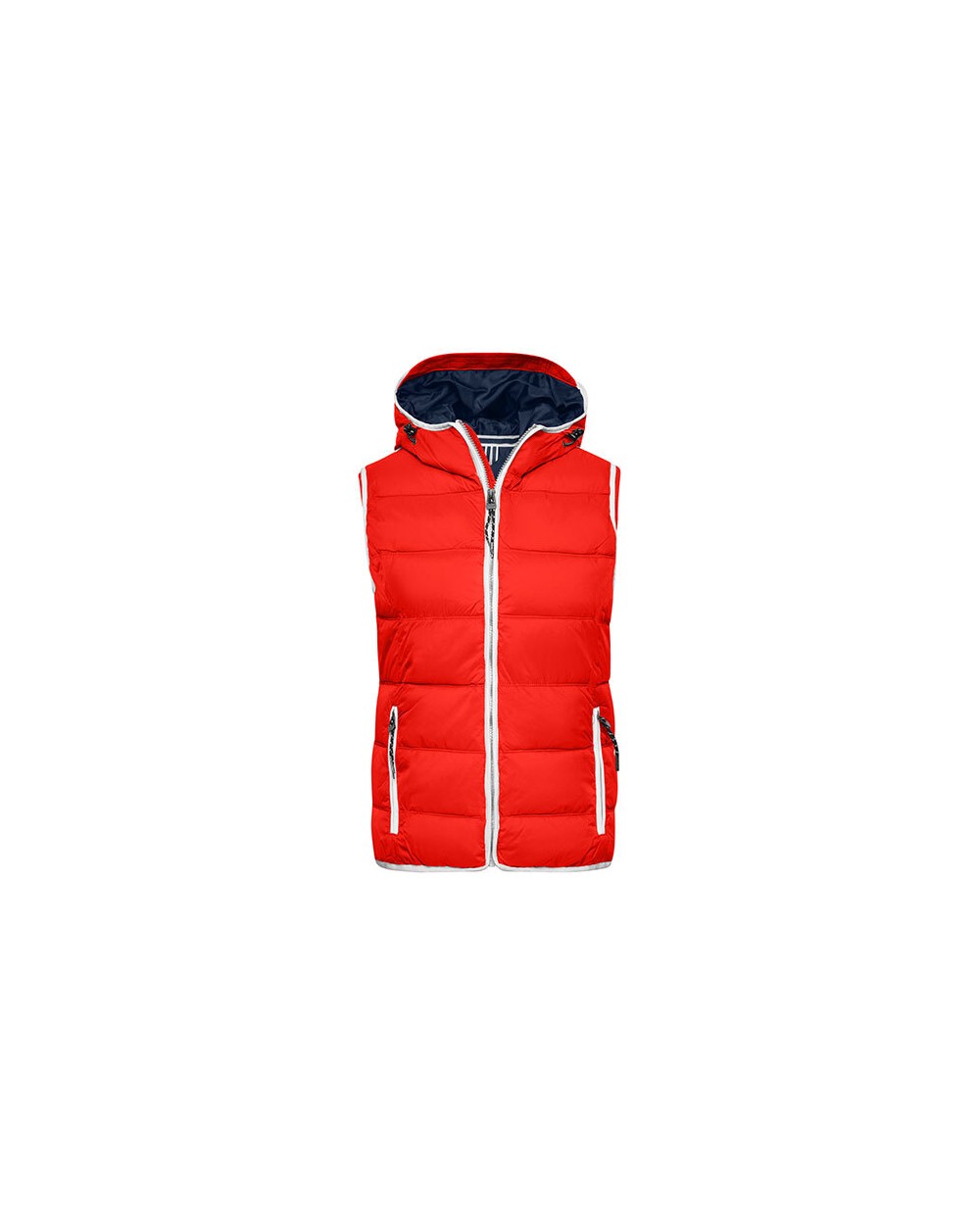 JAMES & NICHOLSON Ladies` Maritime Vest Jacken personalisierbar