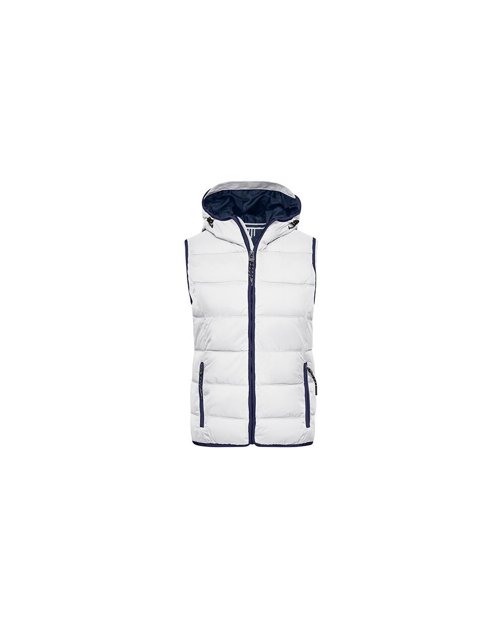 JAMES & NICHOLSON Ladies` Maritime Vest Jacken personalisierbar