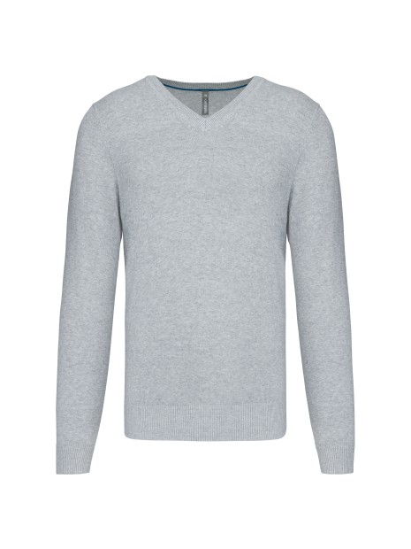 KARIBAN Pullover premium col V /api/colors/b32e3fc9-6c21-4435-b3bf-594ccdf083c3 personnalisable