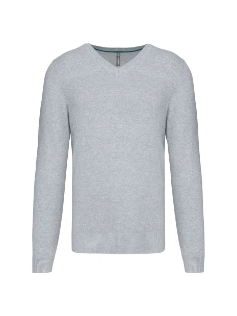 KARIBAN Pullover premium col V /api/colors/b32e3fc9-6c21-4435-b3bf-594ccdf083c3 personnalisable