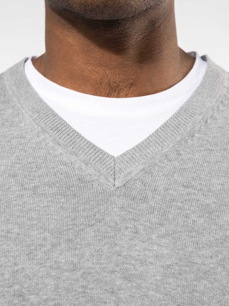 Pulls à personnaliser KARIBAN Pullover premium col V 