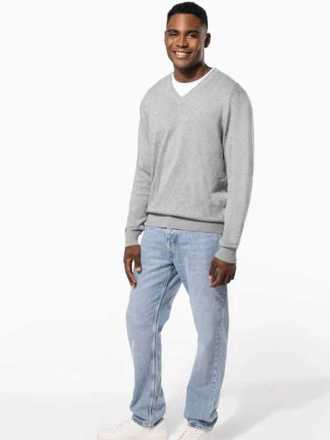 Pulls à personnaliser KARIBAN Pullover premium col V 