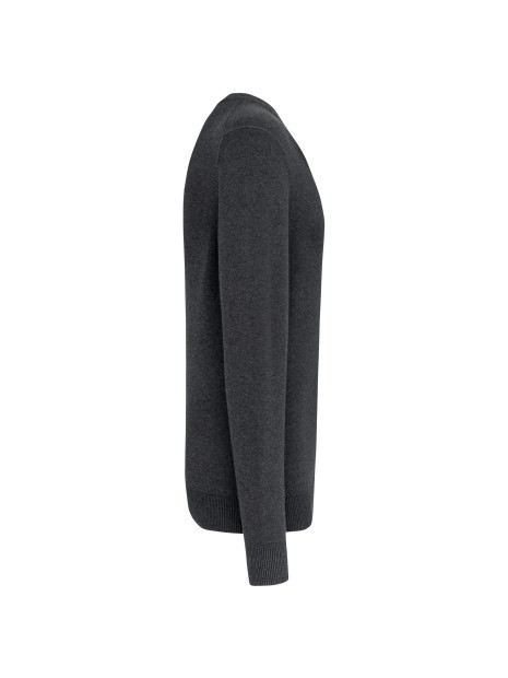 KARIBAN Pullover premium col V /api/colors/30bcf50b-6cf7-4bbe-8e7a-c8d20e5a3658 personnalisable