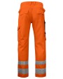 Broeken PROJOB 6532 SIGNALISATIEBROEK MET KNIEZAKKEN EN ISO 20471 KLASSE 2 voor bedrukking &amp; borduring
