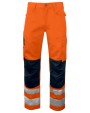 Broeken PROJOB 6532 SIGNALISATIEBROEK MET KNIEZAKKEN EN ISO 20471 KLASSE 2 voor bedrukking &amp; borduring