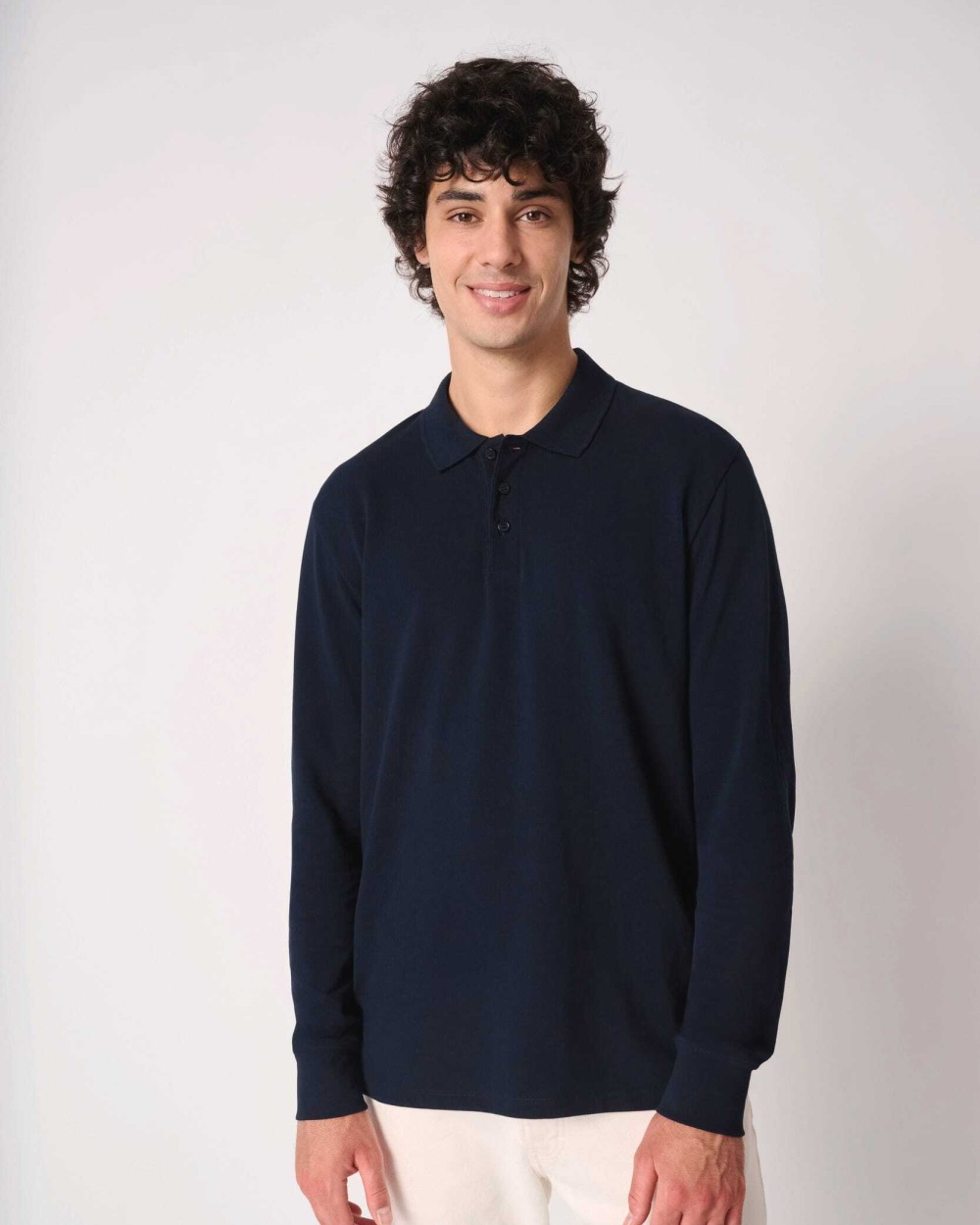 Polos personnalisable IDEAL BASIC BRAND Polo piqué LSL homme
