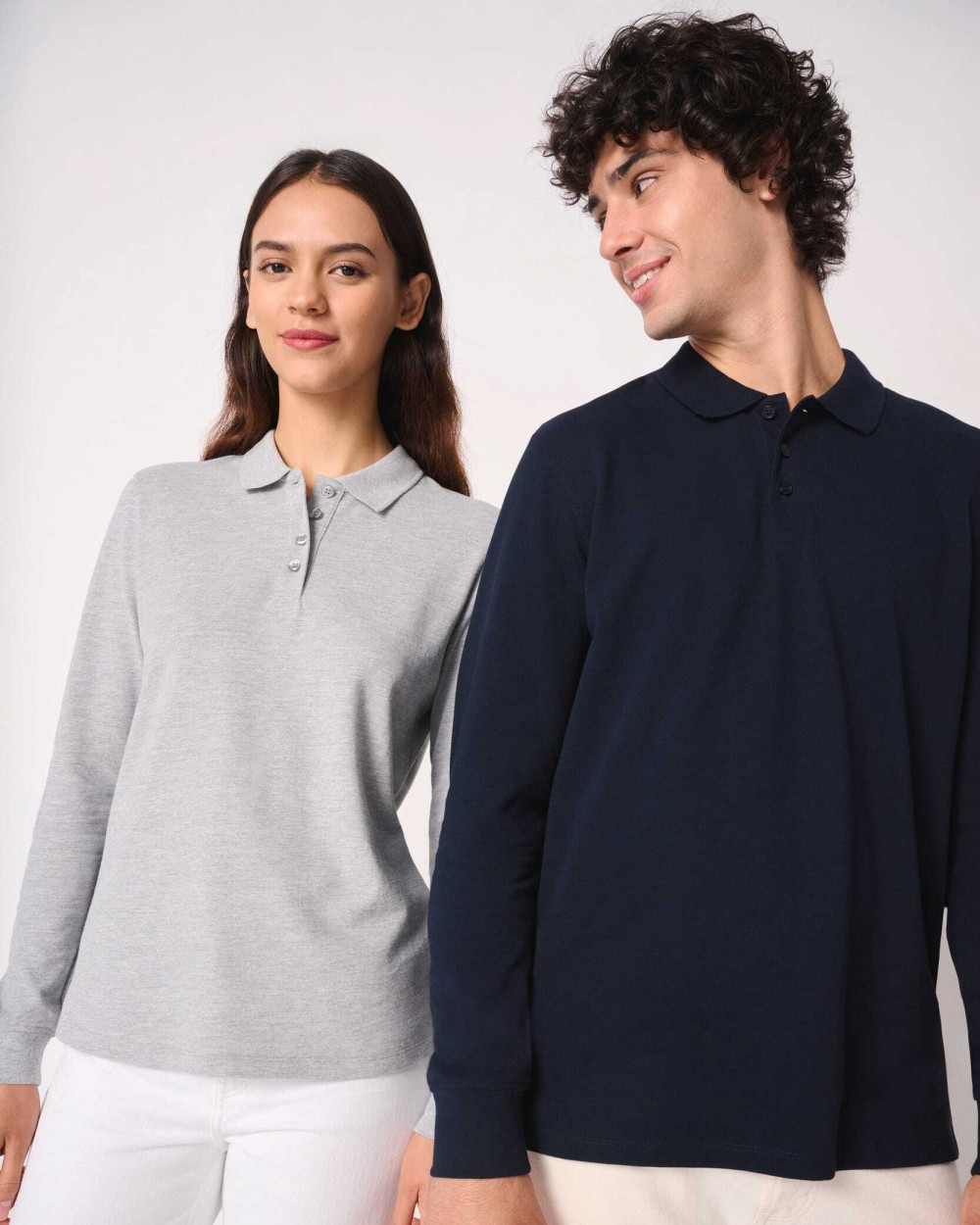 Polos personnalisable IDEAL BASIC BRAND Polo piqué LSL homme