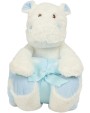 Accessoires personnalisable MUMBLES Peluche hippopotame avec couverture