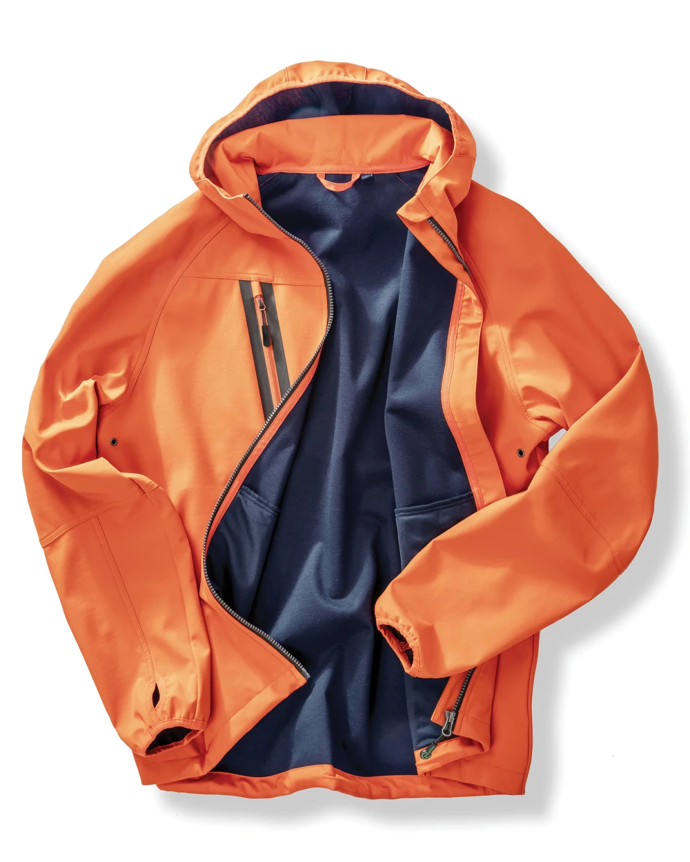 Softshells RESULT Gerecyclede 3-laags uniseks softshelljack met capuchon. voor bedrukking &amp; borduring