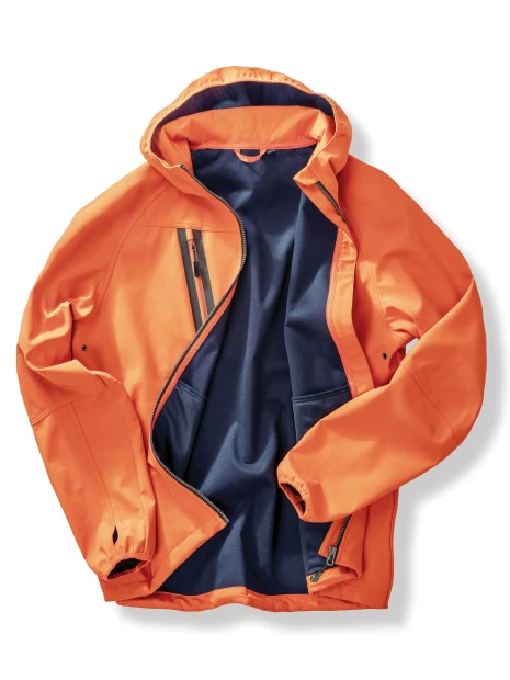 RESULT Veste Softshell 3 couches recyclée à capuche unisexe /api/colors/e4baf3f7-1f5c-46c1-9fb3-e23af16eef57 personnalisable