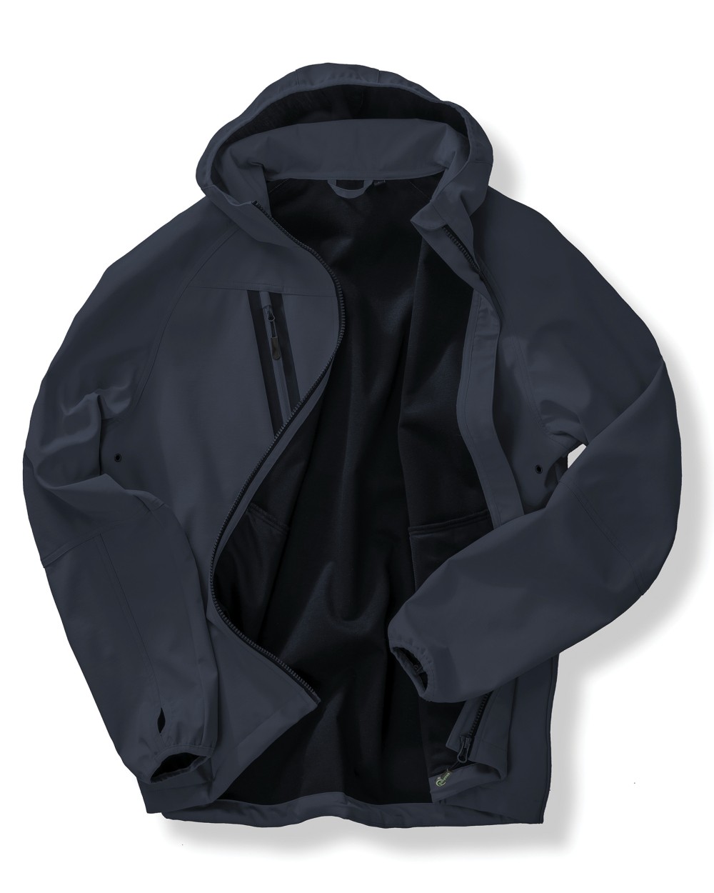 Softshells personnalisable RESULT Veste Softshell 3 couches recyclée à capuche unisexe
