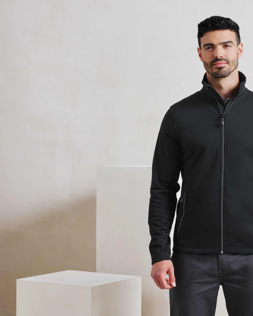 PREMIER Men's spun-dyed sustainable zip-through sweatshirt Sweatshirts personalisierbar