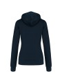 KARIBAN Sweat-shirt zippé capuche contrastée femme /api/colors/2a00f319-11df-4ed0-8339-535e7585d285 personnalisable