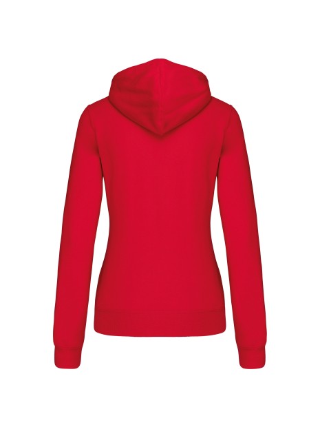 KARIBAN Sweat-shirt zippé capuche contrastée femme /api/colors/b7356eda-6c72-4d03-829c-6a61c9e04b1f personnalisable