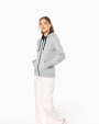 Sweat-shirts personnalisable Kariban Sweat-shirt zippé capuche contrastée femme