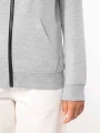Sweat-shirts à personnaliser KARIBAN Sweat-shirt zippé capuche contrastée femme 
