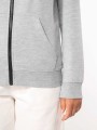 Sweat-shirts à personnaliser KARIBAN Sweat-shirt zippé capuche contrastée femme 