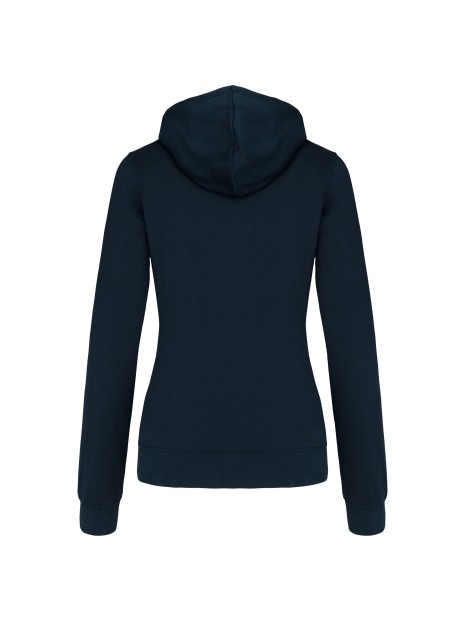 KARIBAN Sweat-shirt zippé capuche contrastée femme /api/colors/2a00f319-11df-4ed0-8339-535e7585d285 personnalisable