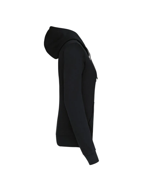 KARIBAN Sweat-shirt zippé capuche contrastée femme /api/colors/09f91aac-0792-4d96-adcd-10a6ab672e30 personnalisable