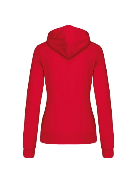 KARIBAN Sweat-shirt zippé capuche contrastée femme /api/colors/b7356eda-6c72-4d03-829c-6a61c9e04b1f personnalisable