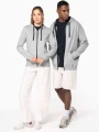 Sweat-shirts à personnaliser KARIBAN Sweat-shirt zippé capuche contrastée femme 