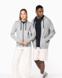 Sweat-shirts personnalisable Kariban Sweat-shirt zippé capuche contrastée femme