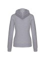 KARIBAN Sweat-shirt zippé capuche contrastée femme /api/colors/1976eb1a-f99c-4dca-a395-73968b964f05 personnalisable