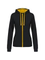 KARIBAN Sweat-shirt zippé capuche contrastée femme /api/colors/20a7a408-8f15-4eed-a4f8-474d4f754ccf personnalisable