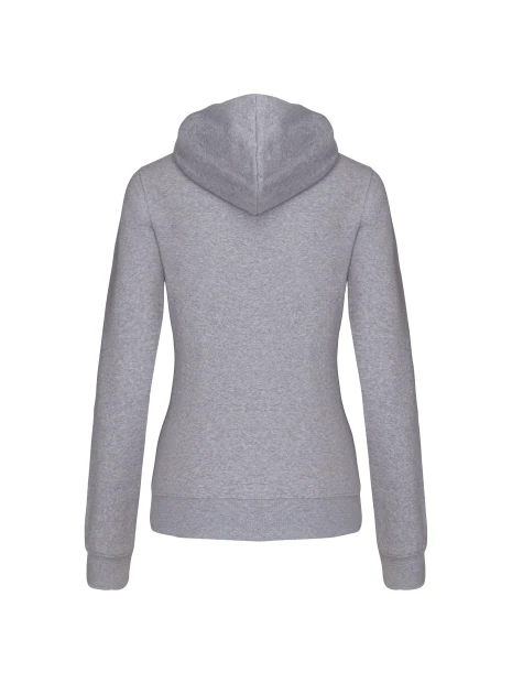 KARIBAN Sweat-shirt zippé capuche contrastée femme /api/colors/1976eb1a-f99c-4dca-a395-73968b964f05 personnalisable