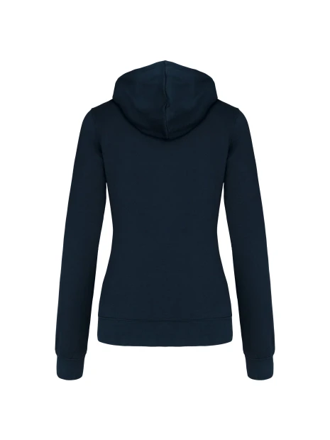 KARIBAN Sweat-shirt zippé capuche contrastée femme /api/colors/2a00f319-11df-4ed0-8339-535e7585d285 personnalisable