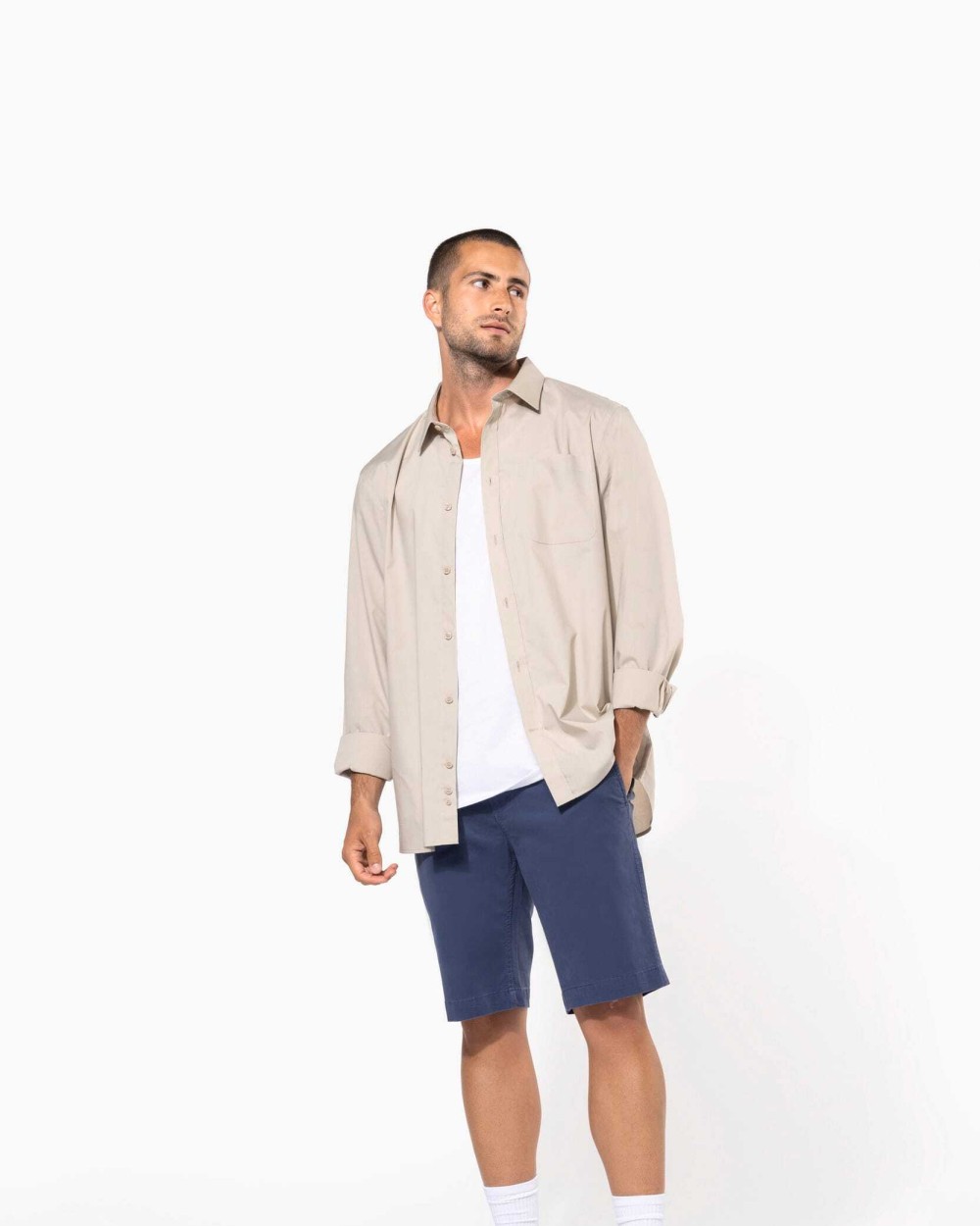 KARIBAN Chino-Bermuda-Shorts für Herren Bermudas & Shorts personalisierbar