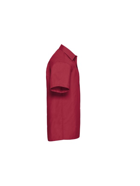 RUSSELL Chemise homme popeline polycoton manches courtes /api/colors/f7def30f-cf00-4a4e-8048-9f030f6d3017 personnalisable