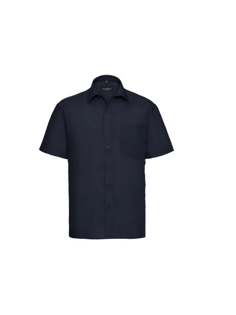 RUSSELL Chemise homme popeline polycoton manches courtes /api/colors/b68891a9-1d28-4f7a-8deb-775c45027afd personnalisable