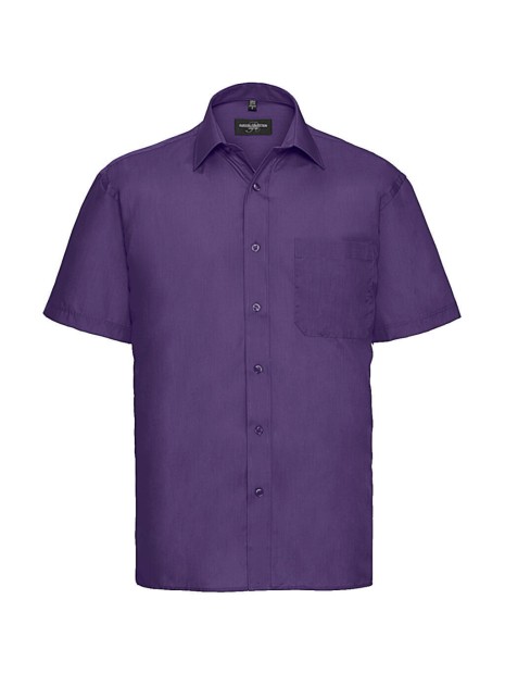 RUSSELL Chemise homme popeline polycoton manches courtes /api/colors/f28ecd26-255e-4b18-a29c-08c2af1111d3 personnalisable