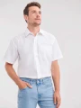 Chemises à personnaliser RUSSELL Chemise homme popeline polycoton manches courtes 
