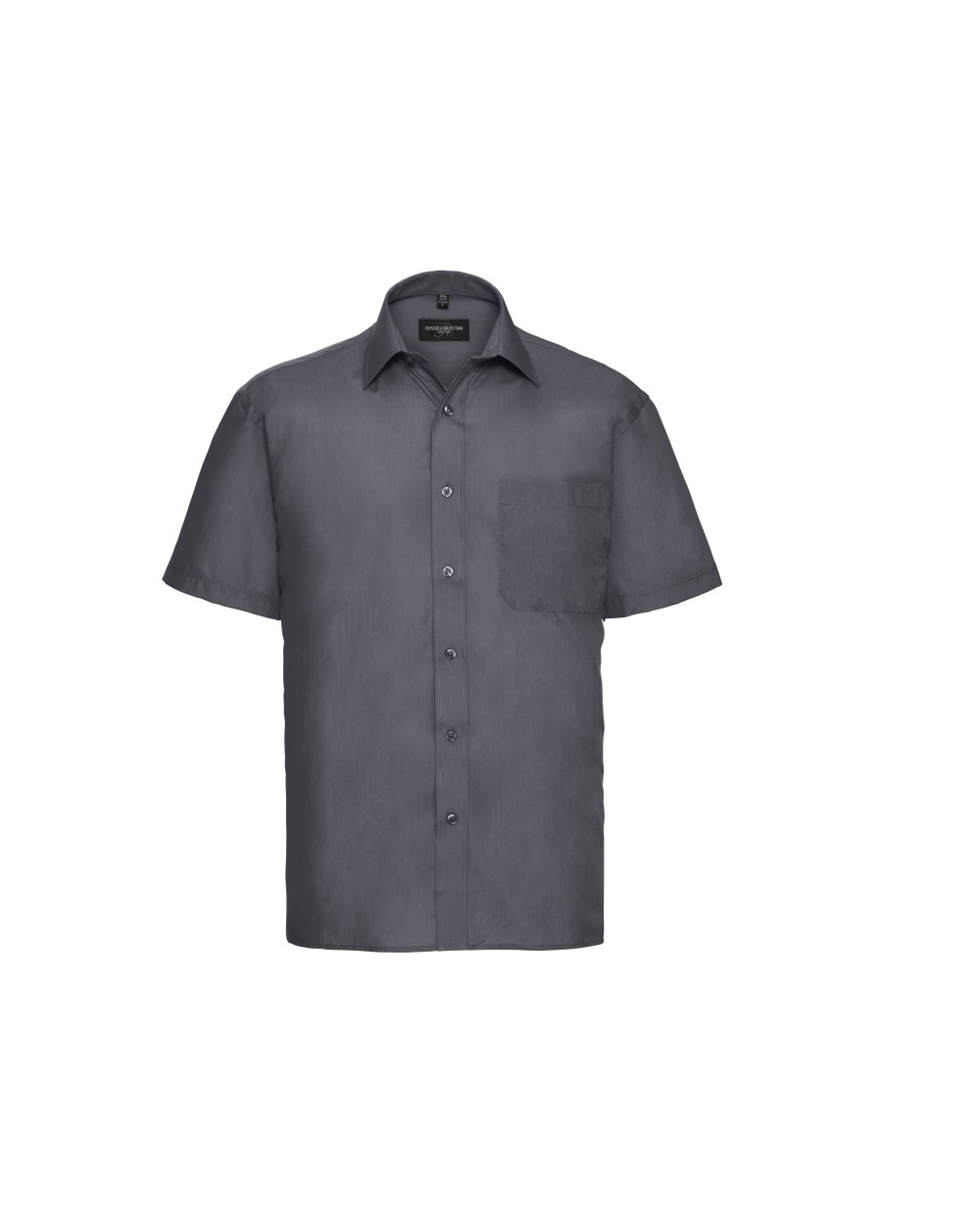 Hemden RUSSELL Men's Ss Polycotton Poplin Shirt voor bedrukking &amp; borduring