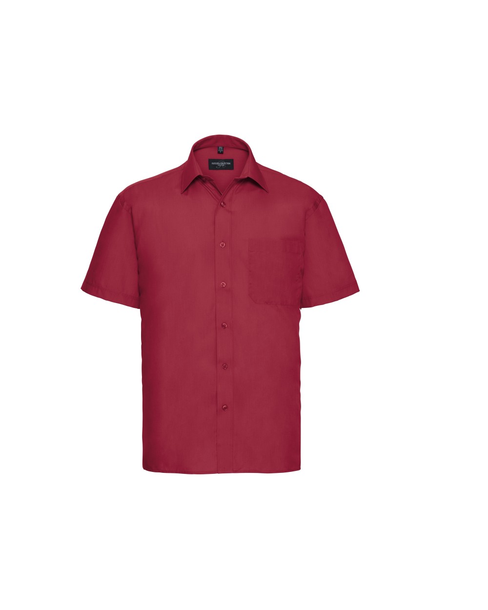Chemises personnalisable RUSSELL Chemise homme popeline polycoton manches courtes