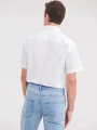 Chemises à personnaliser RUSSELL Chemise homme popeline polycoton manches courtes 