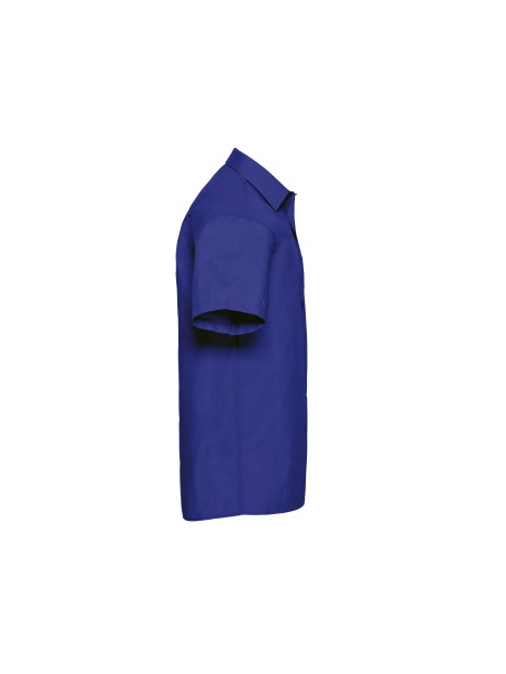 RUSSELL Chemise homme popeline polycoton manches courtes /api/colors/faa09971-d6a0-46cd-b5b3-d674b3aba32b personnalisable